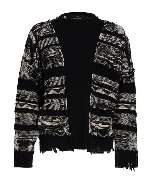 Isabel Benenato Black Sweater Virgin Wool for men
