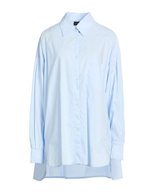 Roberto Collina Blue Shirt Cotton