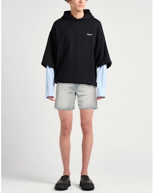 Courreges Gray Denim Shorts Cotton for men