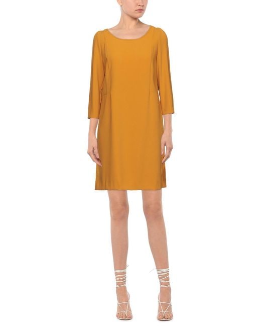 Hanita Orange Mini Dress