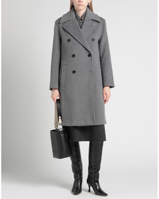 Karl Lagerfeld Gray Coat