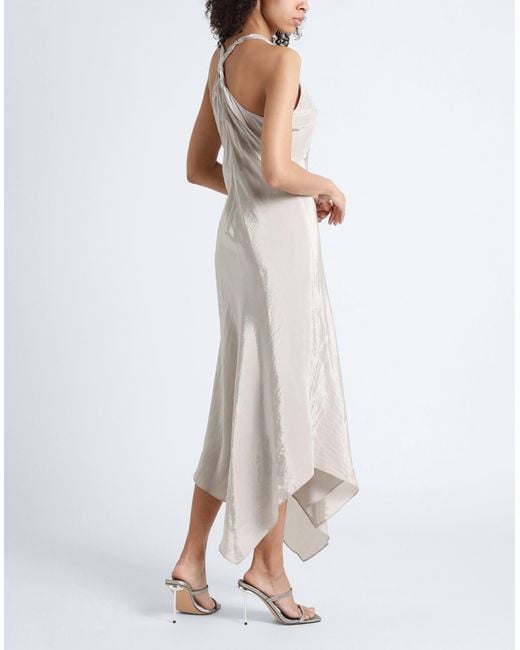 Calvin Klein White Midi-Kleid