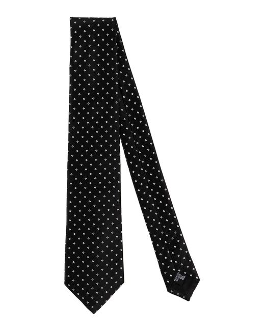 Emporio Armani Black Ties & Bow Ties for men