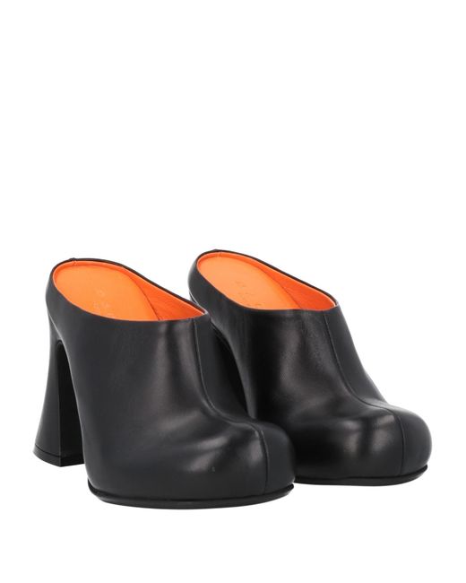 Marni Black Mules & Clogs