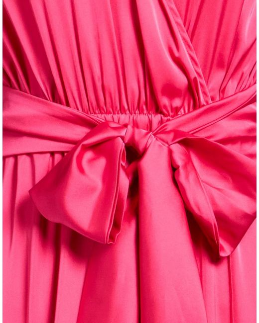 Aniye By Pink Maxi Dress Polyester, Elastane