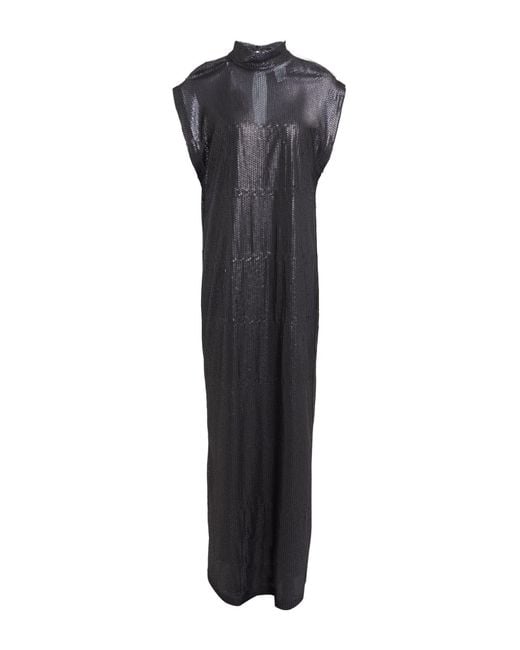 Alysi Blue Maxi Dress Polyester