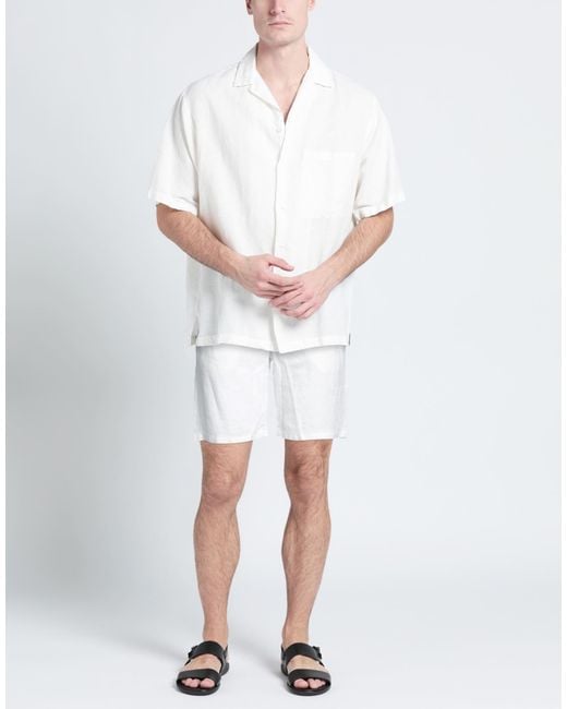 Drumohr White Shorts & Bermuda Shorts for men