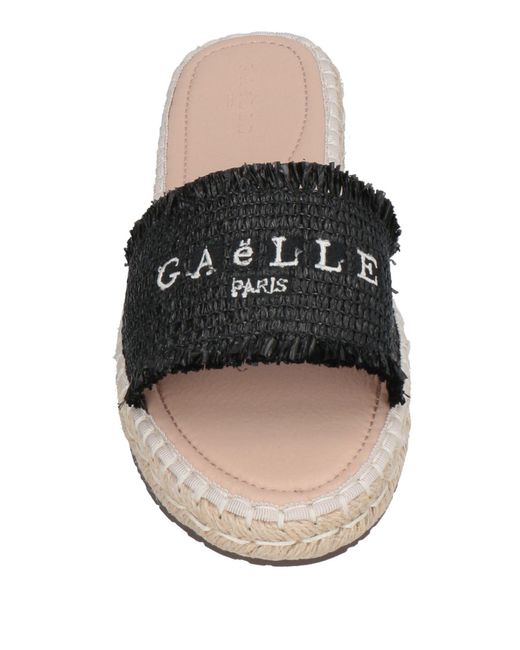 Gaelle Paris Black Espadrilles