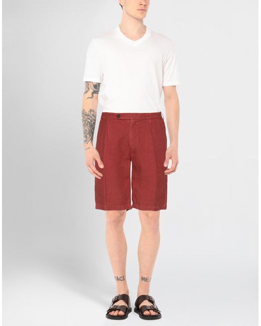 Massimo Alba Red Shorts & Bermuda Shorts for men