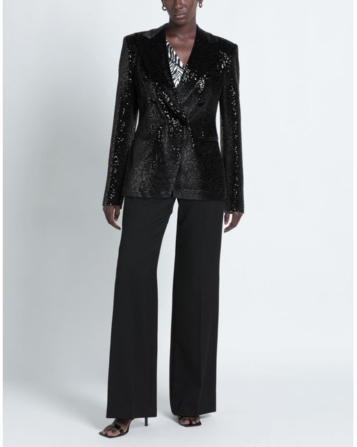 Tagliatore 0205 Black Blazer Polyester, Elastane