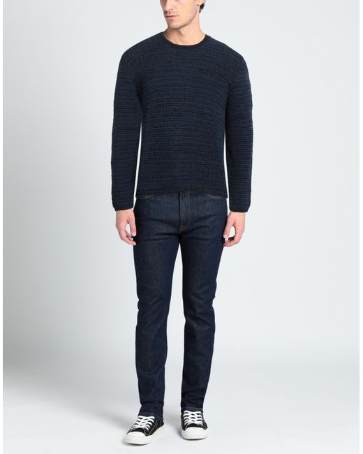 Fabrizio Del Carlo Blue Sweater for men