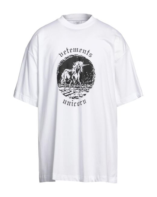 Vetements T-shirts in White für Herren