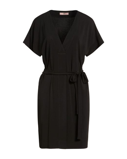 Carla G Black Mini Dress Polyester, Elastane