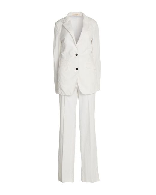 Massimo Alba White Suit