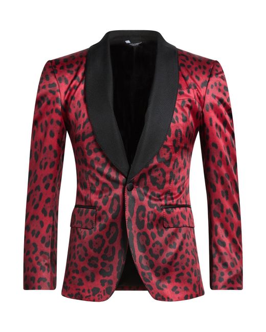 Dolce & Gabbana Red Blazer for men