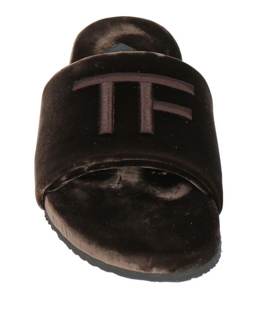 Tom Ford Black House Slipper for men