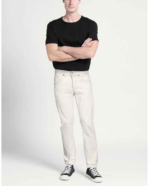 Dondup White Jeans for men