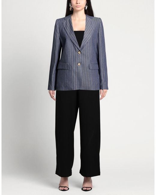 HOPE SKY Blue Blazer Viscose, Polyester
