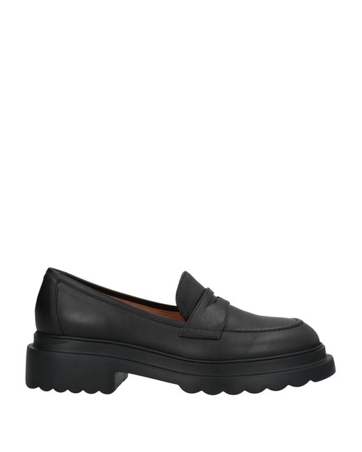 Pomme D'or Black Loafers Soft Leather