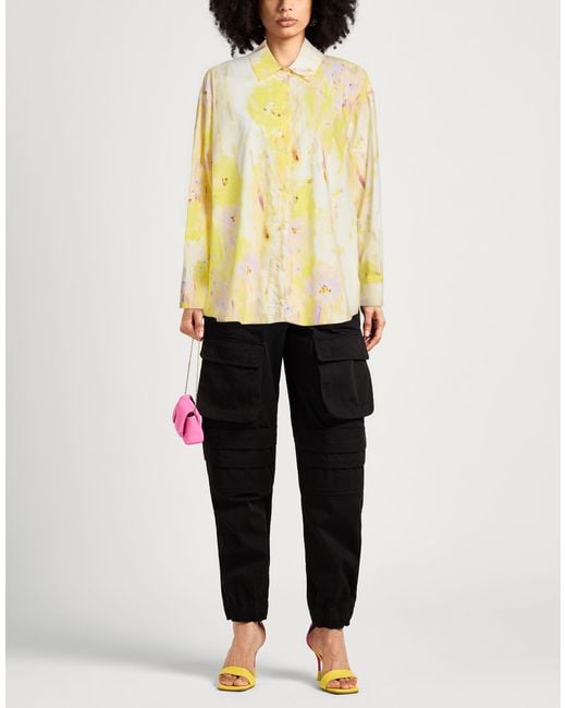 MSGM Yellow Shirt Cotton