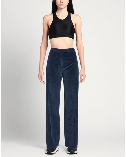 Department 5 Blue Pants Cotton, Modal, Rubber