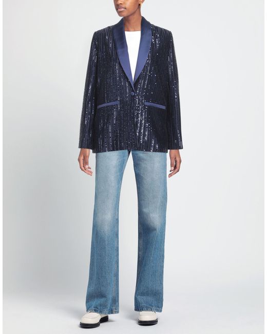Jijil Blue Suit Jacket