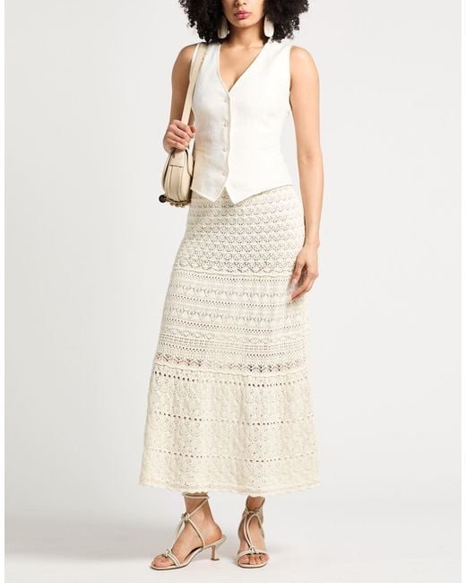 Ba&sh Natural Maxi Skirt