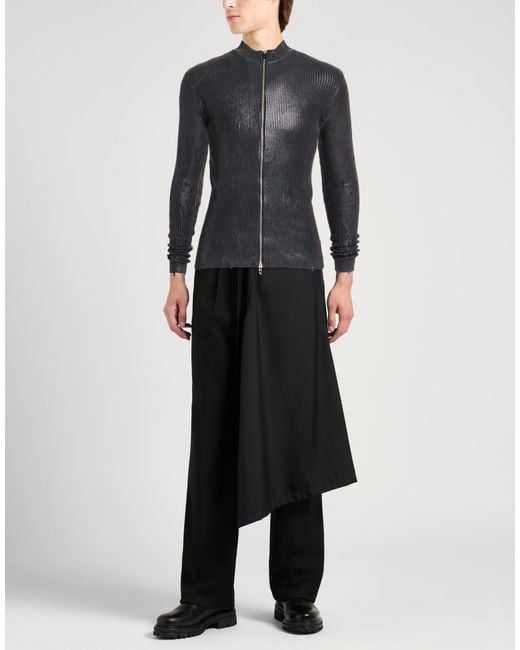DIESEL Black Cardigan Cotton for men