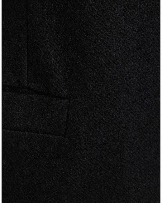 Tory Burch Black Mini Dress Wool, Polyamide
