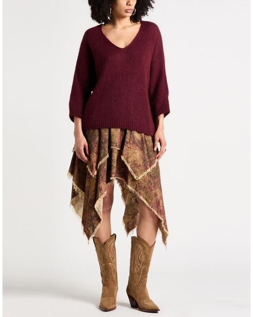 Shirtaporter Purple Jumper