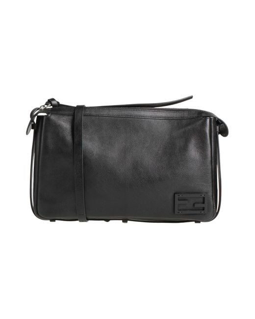 Fendi Black Cross-Body Bag Calfskin