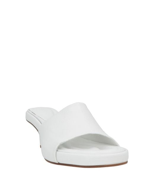 Jacquemus White Sandals Leather