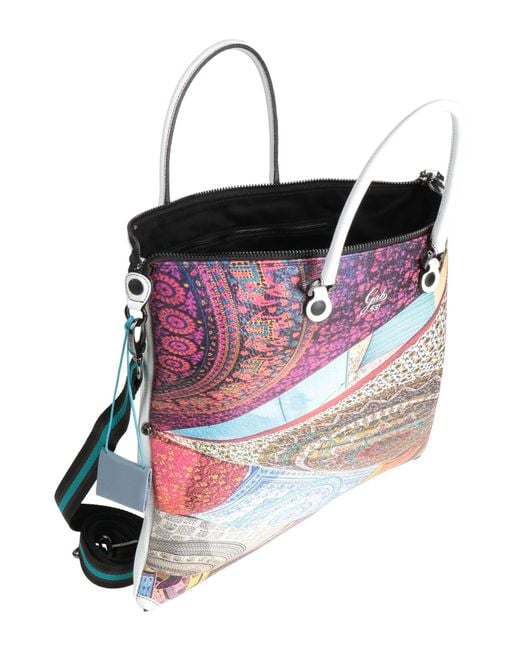 Gabs White Handbag Leather
