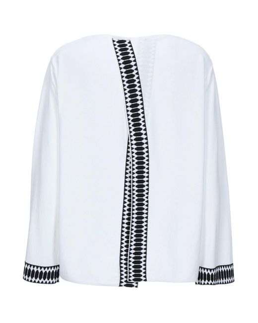 Clips White Sweater Viscose, Polyamide