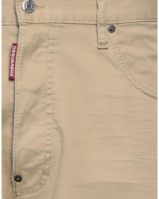 DSquared² Natural Pants Cotton, Elastane for men