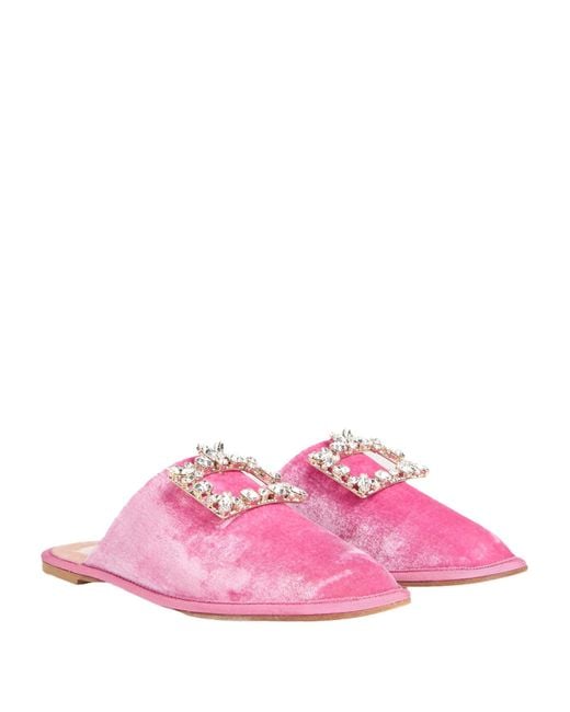 Roger Vivier Pink Mules & Clogs