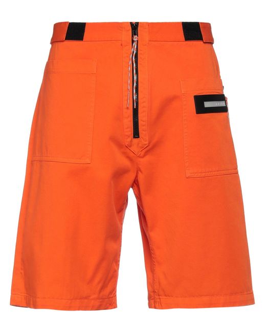 Aries Orange Shorts & Bermuda Shorts for men