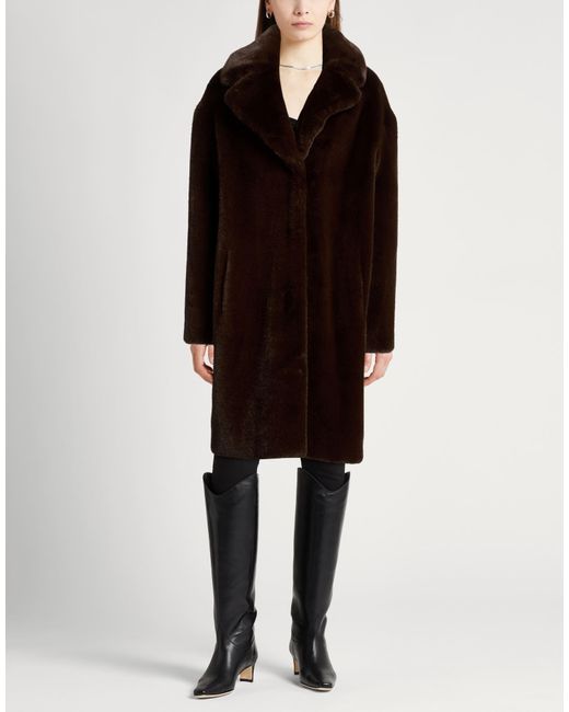 Stand Studio Black Shearling & Teddy
