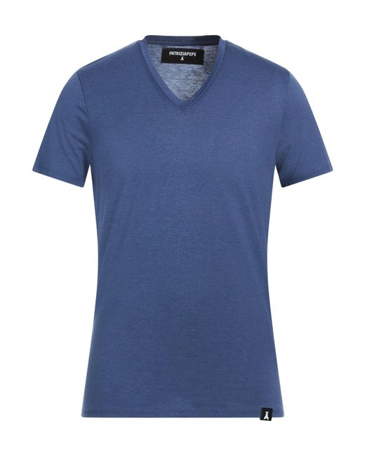 Patrizia Pepe Blue T-Shirts for men