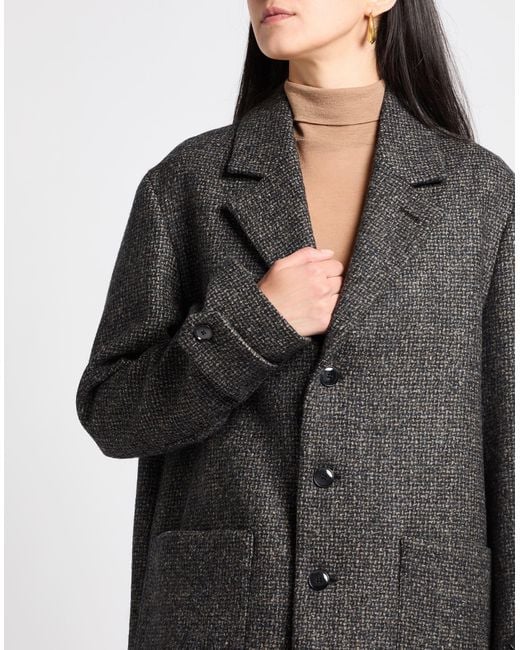 Barena Gray Coat Virgin Wool, Polyamide