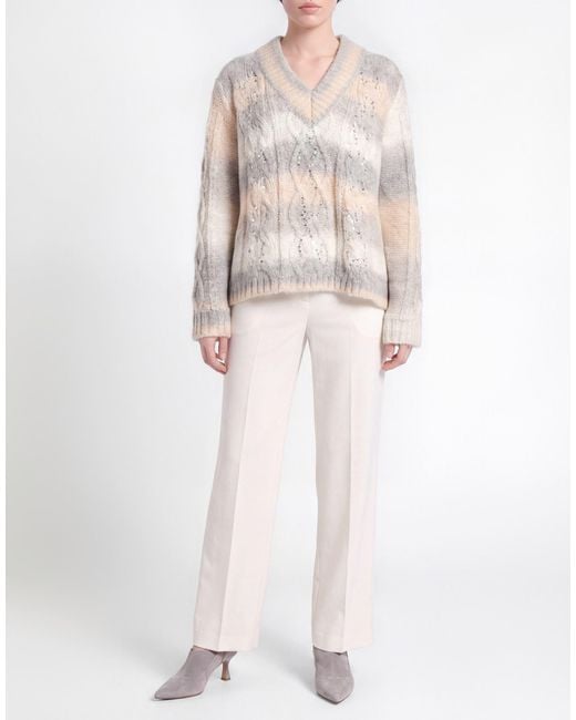 No Secrets White Light Sweater Alpaca Wool, Polyamide, Acrylic