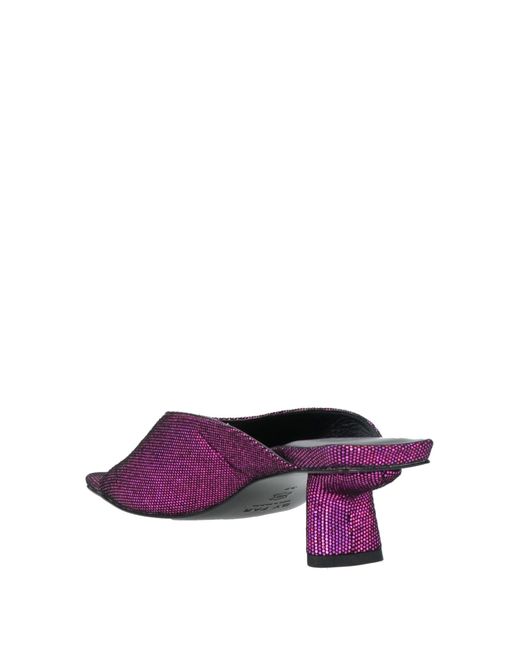 Sandalias By Far de color Purple