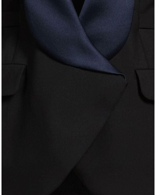 Christopher Esber Black Blazer Wool, Elastane