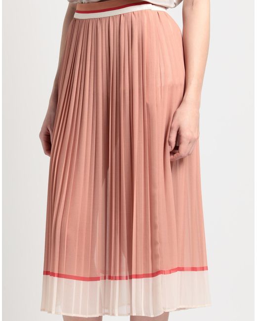 Elisabetta Franchi Pink Midi Skirt