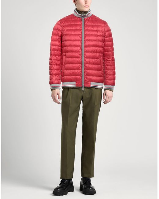 Herno Red Puffers for men