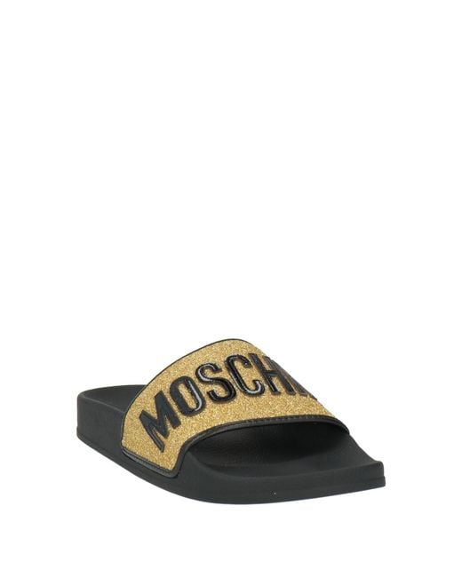 Moschino Black Sandals