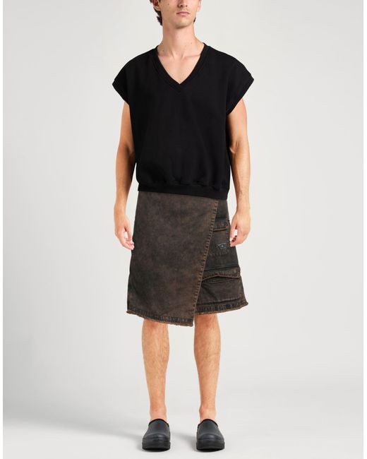 M I S B H V Jeansshorts in Brown für Herren