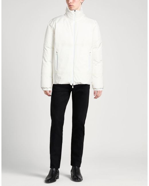 Herno White Laminar Jacket Polyester for men