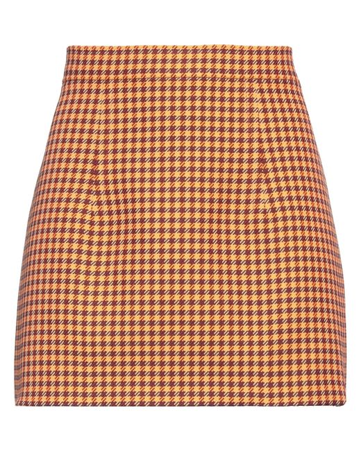 Mini-jupe Marni en coloris Orange