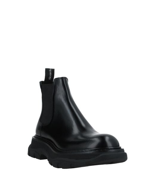 McQueen Black Ankle Boots